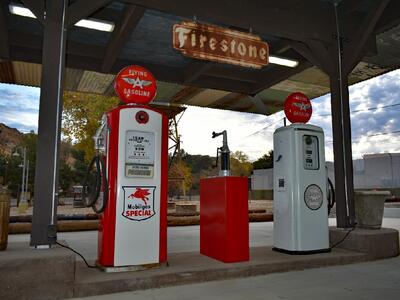 Vintage Gasoline Station