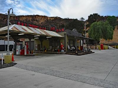 Vintage Gasoline Station
