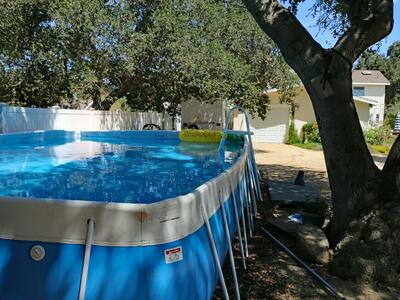Backyard Above Ground Swimming Pool