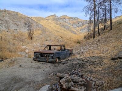 Burned Out Truck