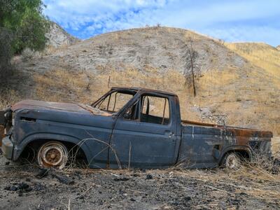 Burned Out Truck