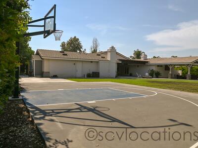 Backyard Basketball Court